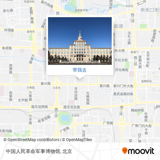 中国人民革命军事博物馆地图