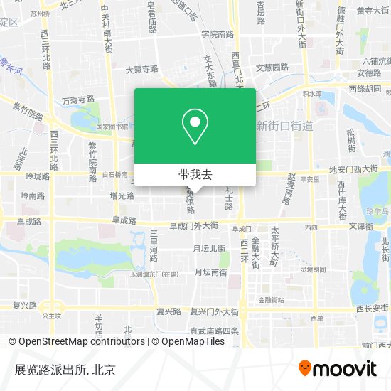 展览路派出所地图