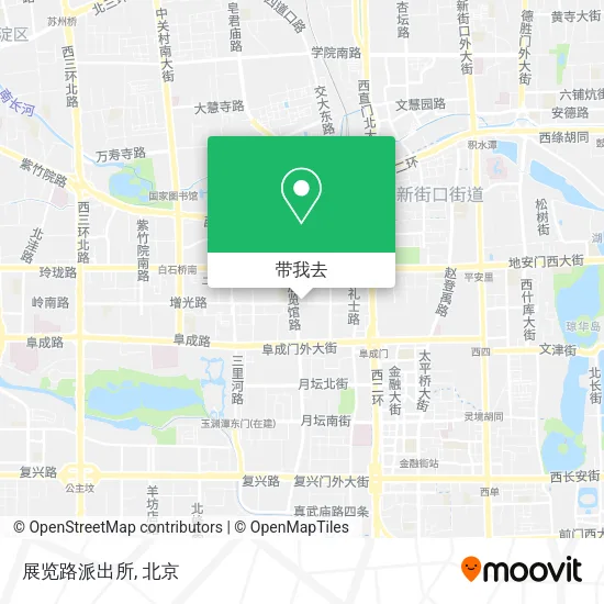 展览路派出所地图
