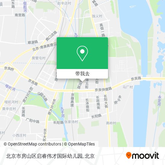 北京市房山区启睿伟才国际幼儿园地图