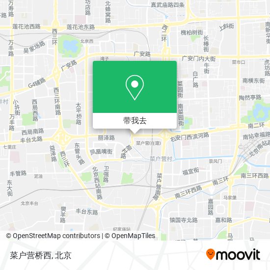 菜户营桥西地图