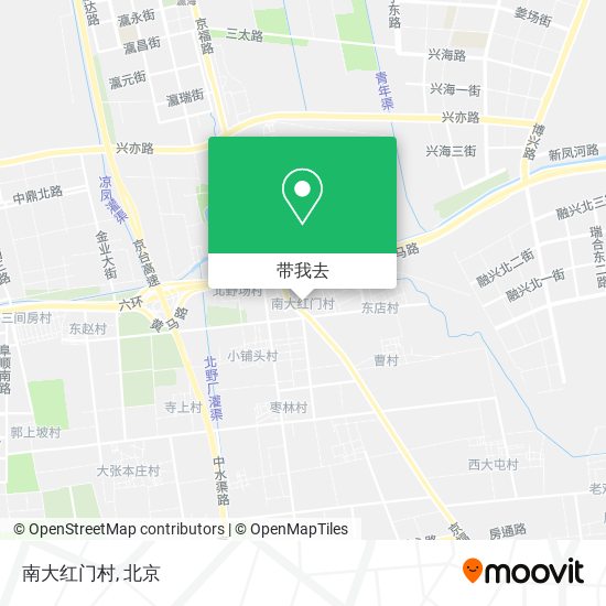 南大红门村地图