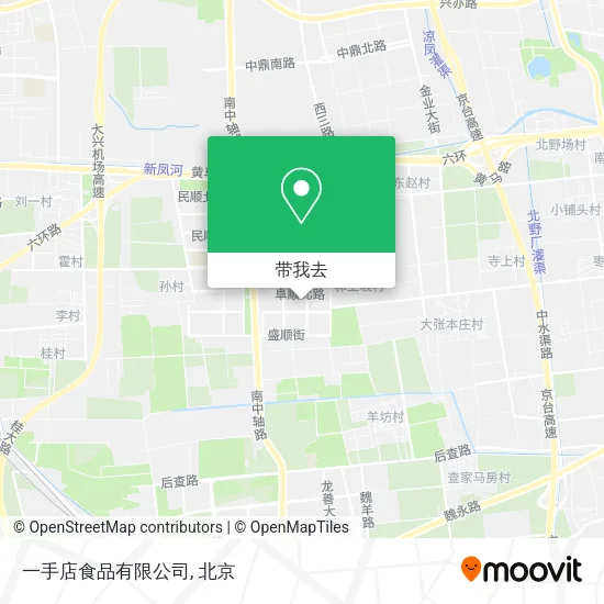 一手店食品有限公司地图