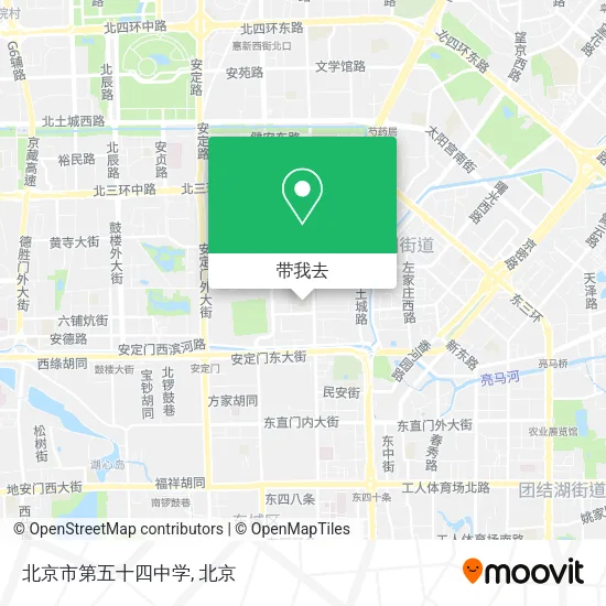 北京市第五十四中学地图
