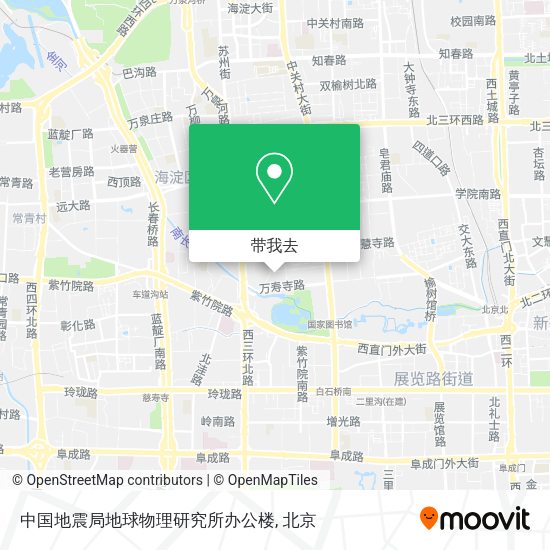 中国地震局地球物理研究所办公楼地图