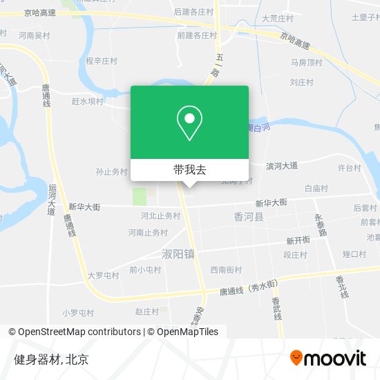 健身器材地图