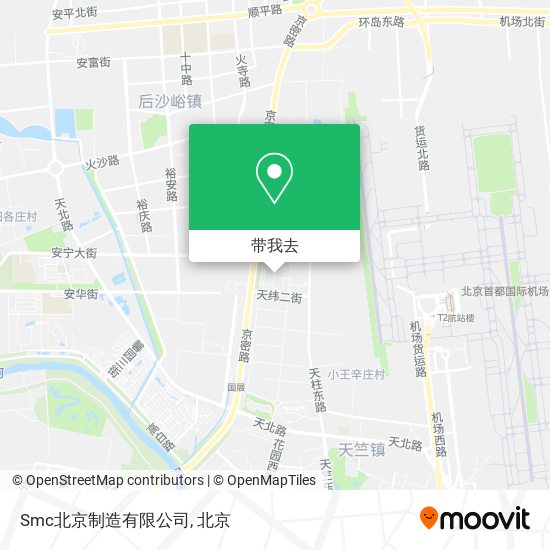 Smc北京制造有限公司地图