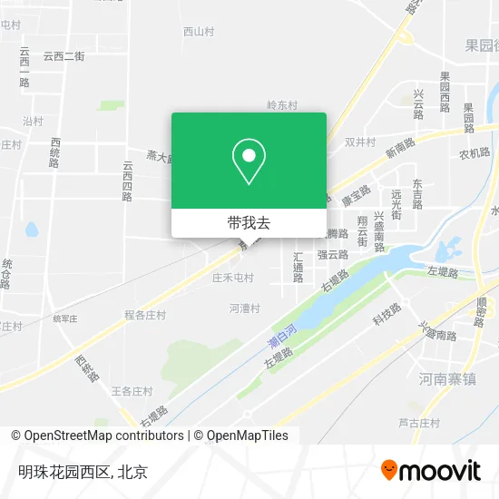 明珠花园西区地图