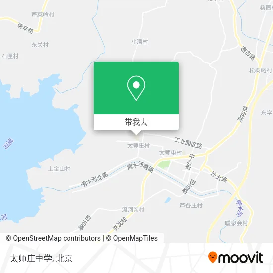 太师庄中学地图