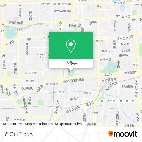 凸碧山庄地图