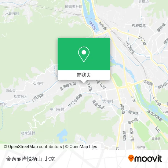 金泰丽湾悦栖山地图