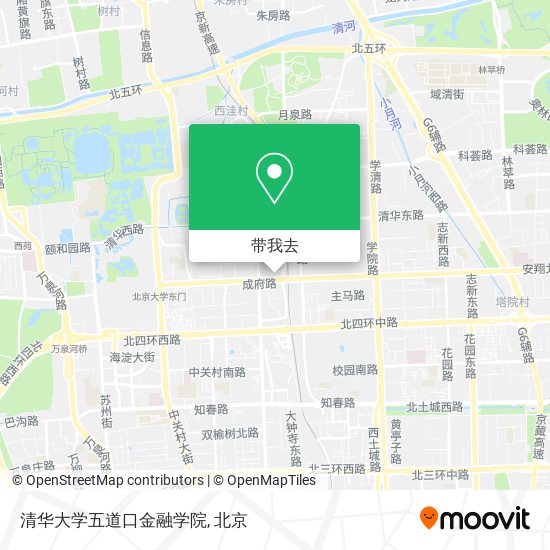 清华大学五道口金融学院地图