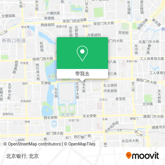 北京银行地图