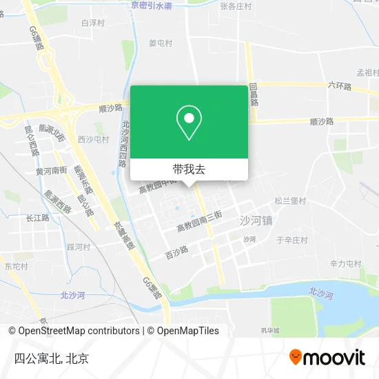 四公寓北地图