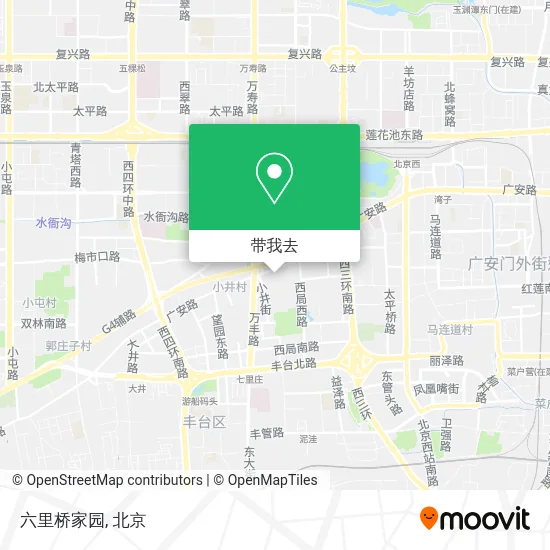 六里桥家园地图