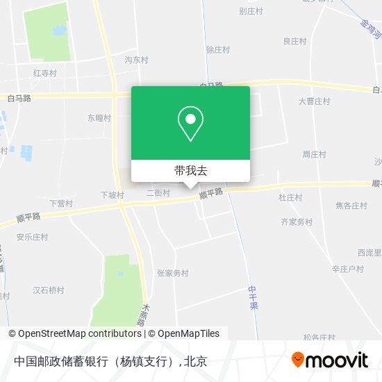 中国邮政储蓄银行（杨镇支行）地图