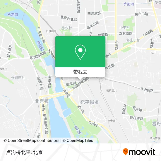 卢沟桥北里地图