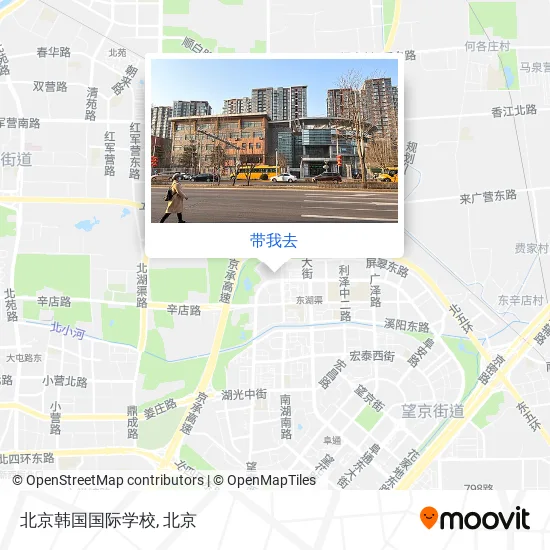 北京韩国国际学校地图