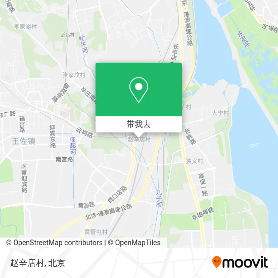 赵辛店村地图