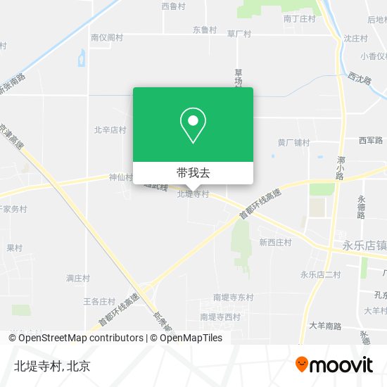 北堤寺村地图