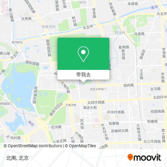 北阁地图