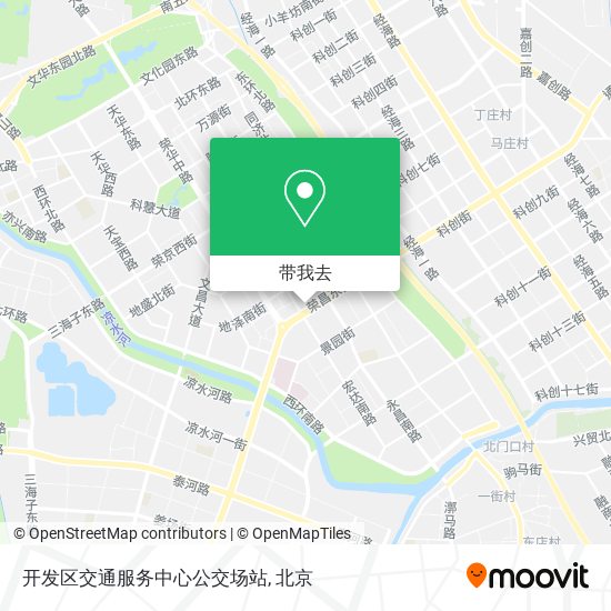开发区交通服务中心公交场站地图