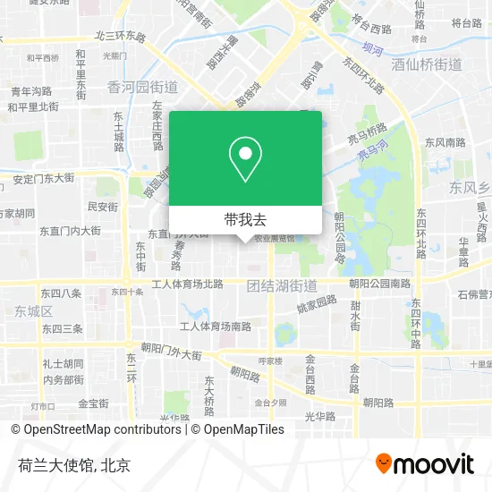 荷兰大使馆地图