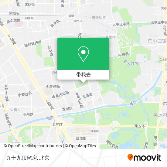 九十九顶毡房地图