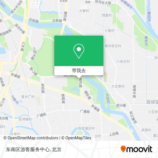 东南区游客服务中心地图