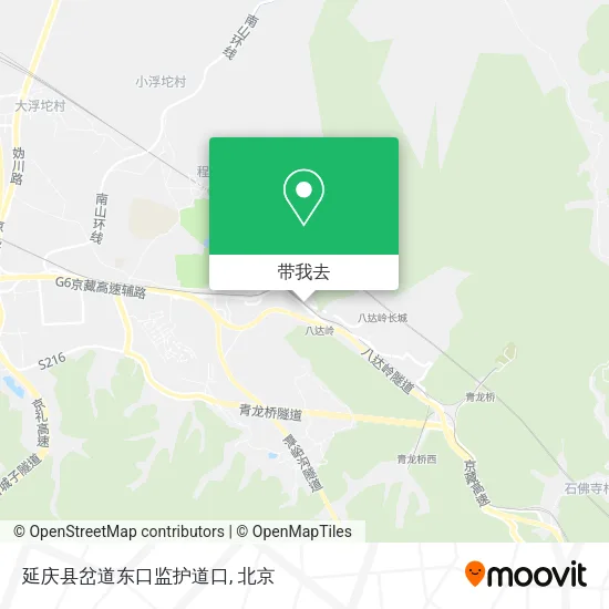 延庆县岔道东口监护道口地图