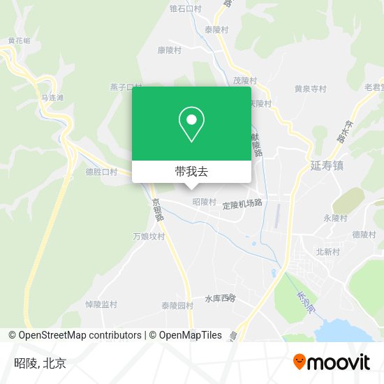 昭陵地图