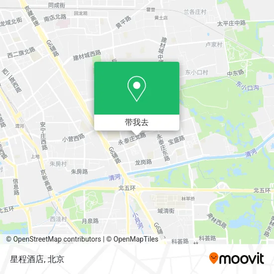 星程酒店地图