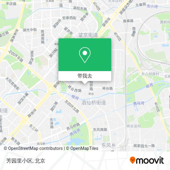 芳园里小区地图