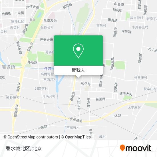 香水城北区地图