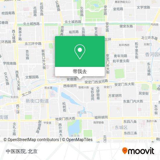 中医医院地图