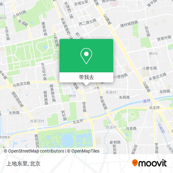 上地东里地图
