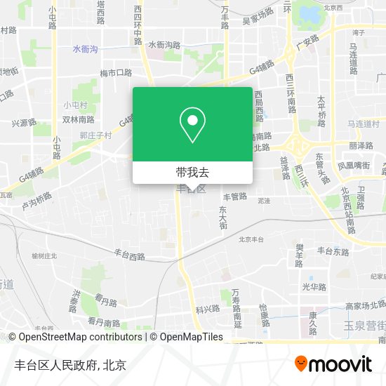 丰台区人民政府地图