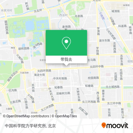 中国科学院力学研究所地图