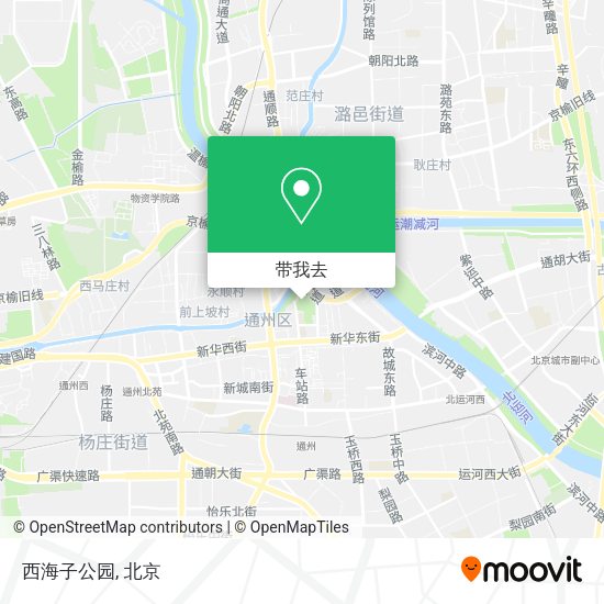 西海子公园地图
