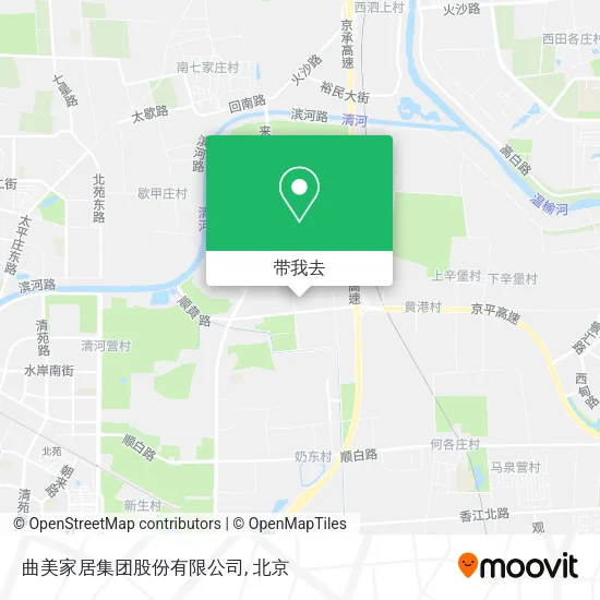 曲美家居集团股份有限公司地图