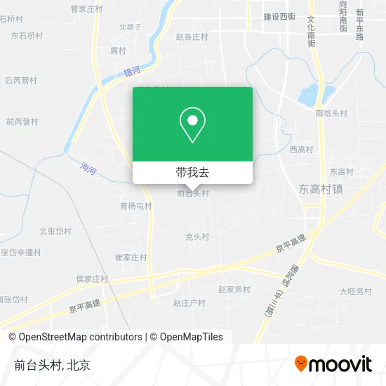 前台头村地图