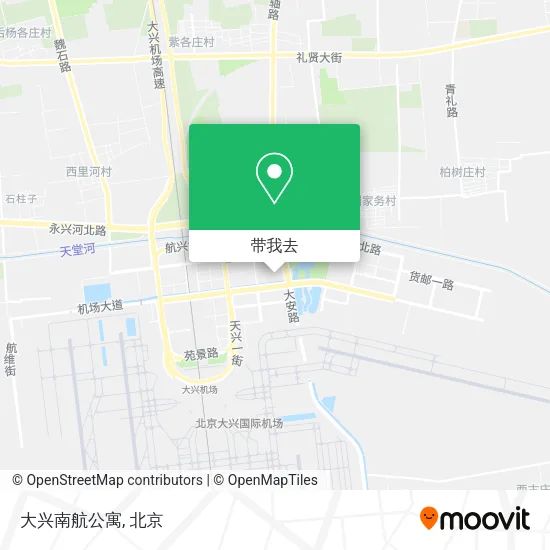 大兴南航公寓地图