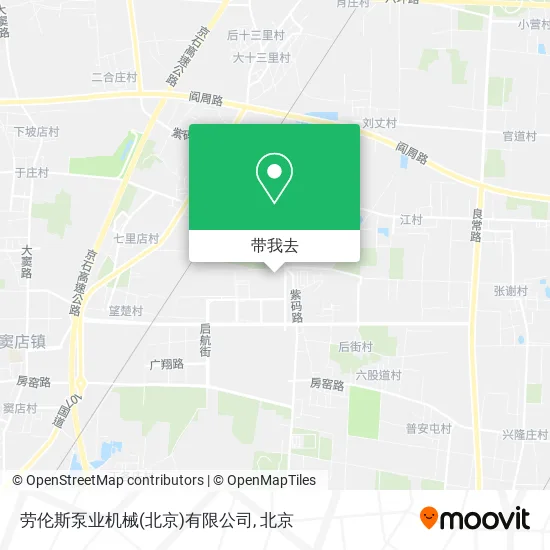 劳伦斯泵业机械(北京)有限公司地图