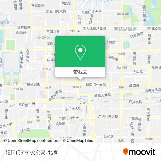 建国门外外交公寓地图
