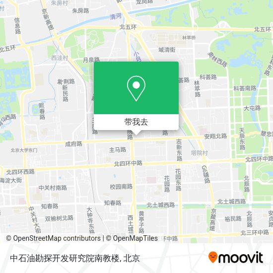 中石油勘探开发研究院南教楼地图