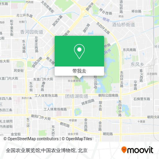 全国农业展览馆;中国农业博物馆地图