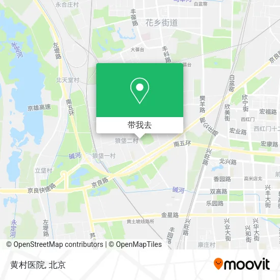 黄村医院地图