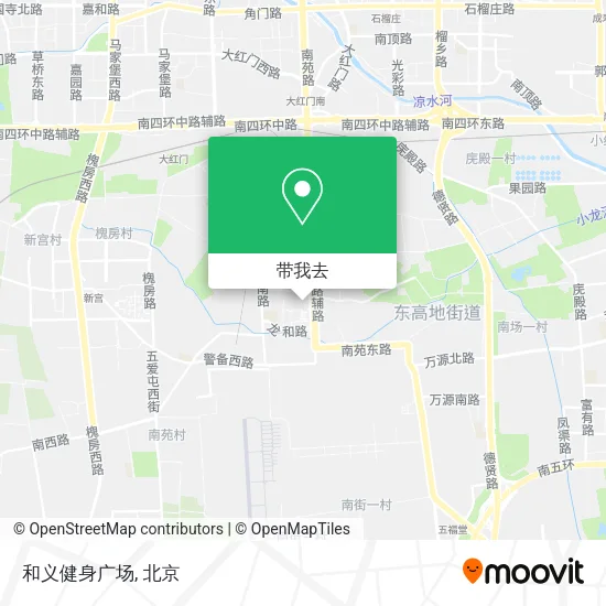 和义健身广场地图