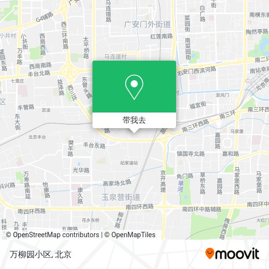 万柳园小区地图