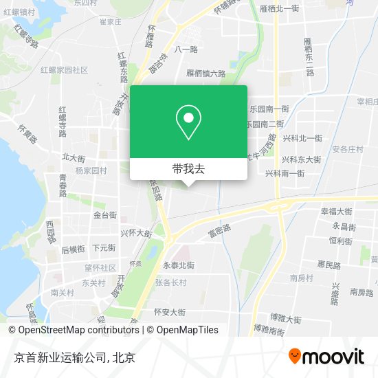 京首新业运输公司地图